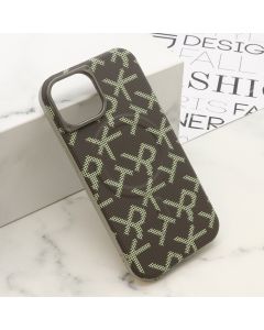 Futrola MONOGRAM MagSafe za iPhone 15, siva