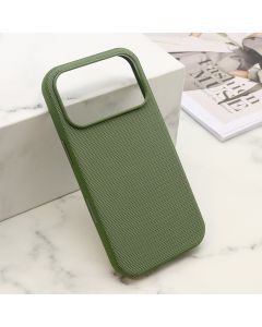 Maska za iPhone 17 Pro (63) WOVEN MagSafe zelena