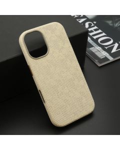 Futrola WOVEN TOUCH MagSafe za iPhone 17 (6.3) krem