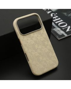 Futrola WOVEN TOUCH MagSafe za iPhone 17 Pro (6.3) krem