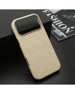 Futrola WOVEN TOUCH MagSafe za iPhone 17 Pro Max (6.9) krem