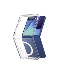 Futrola TRANSPARENT Z MagSafe za Samsung F776B Galaxy Z Flip 8 providna