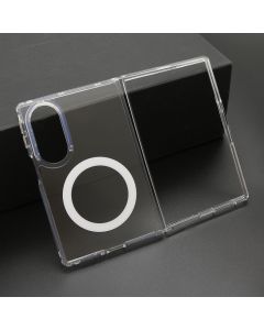 Futrola STANDARD MagSafe za Samsung Galaxy Z Fold 8 5G, providna (bela)