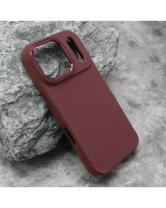 Futrola COLOR SKIN MagSafe za iPhone 18 Pro, tamno crvena