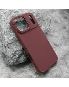 Futrola COLOR SKIN MagSafe za iPhone 18 Pro Max, tamno crvena