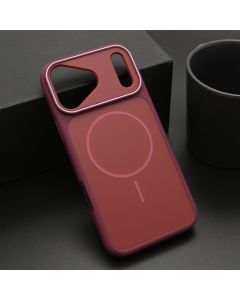 Futrola CAMERA LOOK MagSafe za iPhone 17 Pro Max/iPhone 18 Pro Max, tamno crvena
