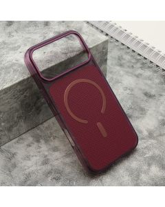 Maska za iPhone 17 Pro Max (69)/iPhone 18 Pro Max (69) dark cherry MagSafe GRID PRO