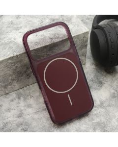 Maska za iPhone 18 Pro (63) dark cherry AMBER SHINE MagSafe