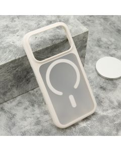 Futrola SHADOW MagSafe za iPhone 18 Pro, bela (big camera)