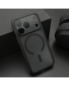 Futrola SHADOW MagSafe za iPhone 18 Pro, crna (small camera protection)