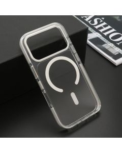 Futrola COLOR CLEAR MagSafe za iPhone 18 Pro, bela