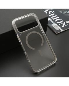 Futrola COLOR CLEAR MagSafe za iPhone 18 Pro Max, siva