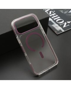 Futrola COLOR CLEAR MagSafe za iPhone 18 Pro Max, ljubičasta