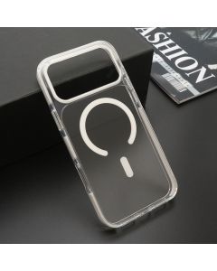 Futrola COLOR CLEAR MagSafe za iPhone 18 Pro Max, bela