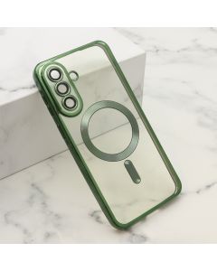 Maska za Samsung Galaxy A57 5G CAMERA PROTECT MagSafe zelena