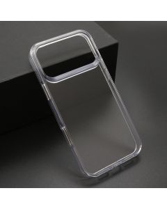 Maska za iPhone 17 Pro Max (69)/iPhone 18 Pro Max (69) COLOR FRAME srebrna (providna)