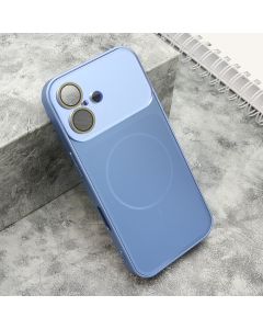 Futrola COLOR METAL MagSafe II za iPhone 16, svetlo plava