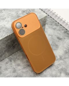 Futrola COLOR METAL MagSafe II za iPhone 16, narandžasta