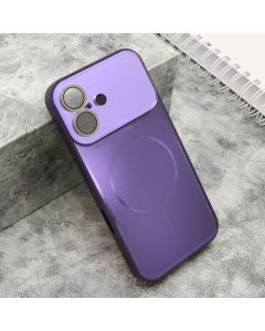 Futrola COLOR METAL MagSafe II za iPhone 16, ljubičasta