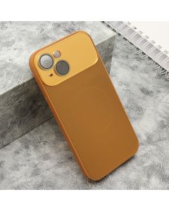 Futrola COLOR METAL MagSafe II za iPhone 15, narandžasta