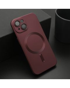 Maska za iPhone 15 (61) cherry red ELEGANT MAGSAFE