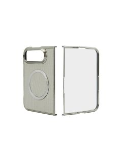 Maska za iPhone DUO SHINING MagSafe srebrna