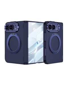 Maska za iPhone DUO PRESTIGE RING MagSafe plava
