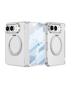 Maska za iPhone DUO PRESTIGE RING MagSafe bela