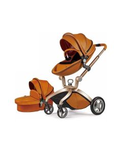 HOT MOM Kolica Brown 2u1 (sportsko sedište+korpa) - F22BROWN