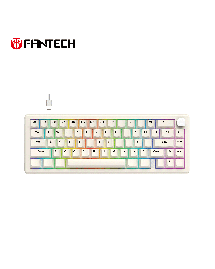 FANTECH Gejmerska Mehanicka tastatura MK614 Atom X66 Bez ice apricot switch