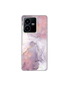 Torbica Silikonska Print za Vivo Y22s/Y35  Pink Marble - 8019188