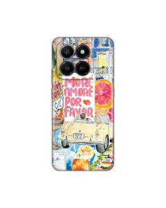 Maska za Honor X7d 4G/400 Smart 5G More Amore Silikonska Print