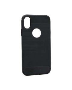 Maska silikon Brushed za Iphone X/XS, crna - F67633