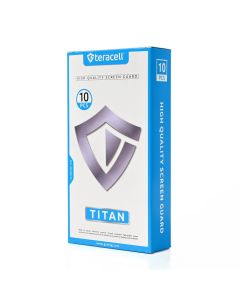 Zastitno staklo Tempered glass Teracell Titan 2.5D 10u1 za iPhone 17 Air 6.6 crni