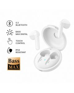 T-PHOX Bluetooth slusalice Airpods M67 bele HQ