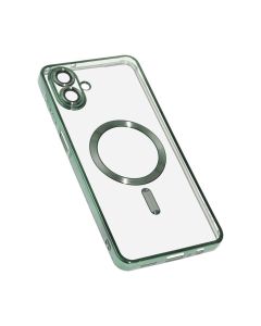 Maska za Samsung Galaxy A08 zelena Magsafe Lux
