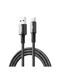 Data kabl REMAX Velocity CB25 Fast charging 3A USB na Type C 1.2M crni - 223635