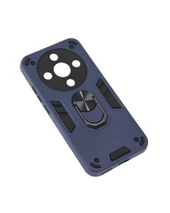 Maska za Honor Magic 8 Lite tamno plava Hard Ring