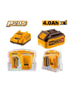 Set litijum-jonskih baterija i punjača FBCPK1214E SUPER Ingco