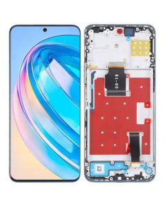 LCD za Honor X8a/Honor 90 Lite + touch screen + frame Cyan Lake CHO