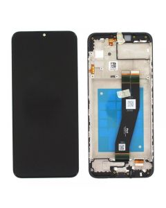 LCD za Samsung A025/Galaxy A02s + touch screen + frame Black CHO (161mm)