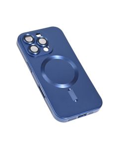 Maska za iPhone 16 Pro 6.3 tamno plava Magsafe Chrome