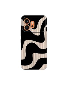 Maska za Honor 600 Black Flow Silikonska Print Skin