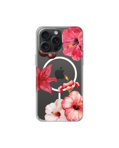 Maska za iPhone 15 Pro Max 6.7 Hibiscus Print Magsafe - 8021056