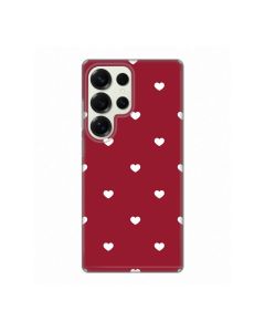 Maska za Samsung S938B Galaxy S25 Ultra Burgundy Hearts Silikonska Print Skin