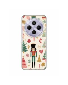 Maska za Xiaomi Redmi 14C/Redmi A4 Vintage Chistmas Silikonska Print