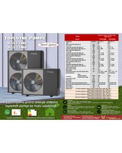 MARELI Toplotna pumpa monoblok vazduh-voda FGS10MB - FGS10MB