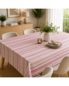 BLUE BELL Stolnjak 130x180cm Stripes, pink