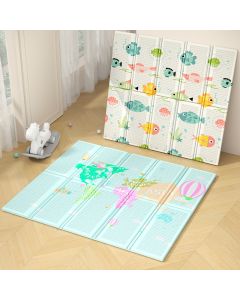 Baby Line Premium Collection Podloga za igru FISH + MAP 180x200x1cm