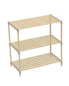 LEMON PLANET Drvena polica na 3 nivoa Fixwood